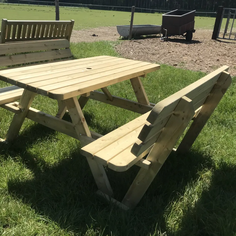 Picknicktafel KING® 140 cm met rugleuningen – foto 5