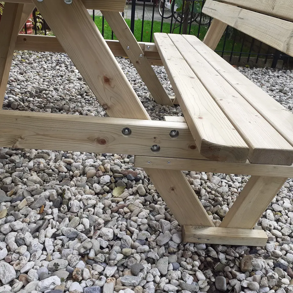 Picknicktafel KING® 140 cm met rugleuningen – foto 7