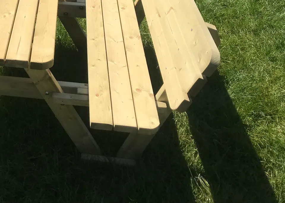 Rugleuning voor picknicktafel KING® – foto 2