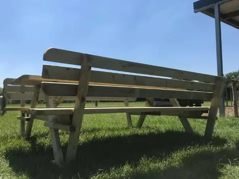 Rugleuning voor picknicktafel KING® – foto 4